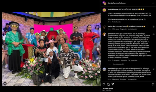 En publicación de Instagram, un usuarios demostraron su apoyo al "Chino" Risas y le pidieron mayor participación.    