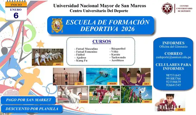 <strong> San Marcos alista sus vacaciones útiles</strong>   