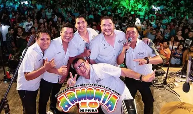  La agrupación de cumbia sorprendió a sus seguidores tras anunciar un show presencial en El Huaralino. Foto: Instagram / Armonía 10   