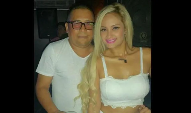 Nadeska Widausky junto a el 'Chino' Saucedo  