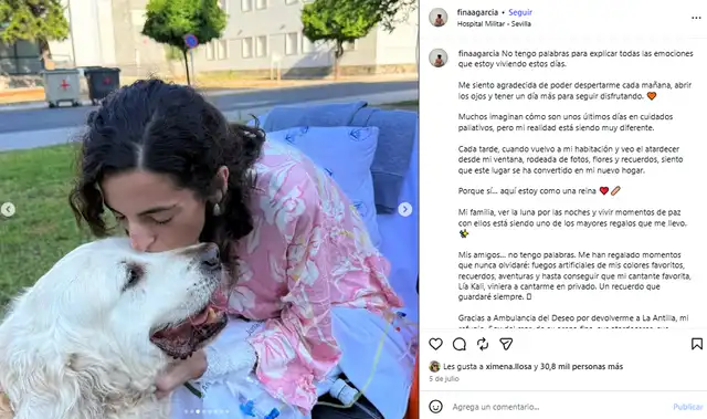Fina García falleció tras su lucha contra el cáncer.