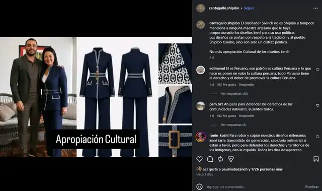 Comunidad Shipibo acusa a diseñador Comunidad Shipibo acusa a diseñador