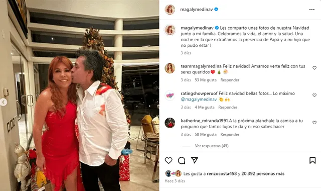 Magaly Medina y Alfredo Zambrano, una de las mejores parejas del 2023.