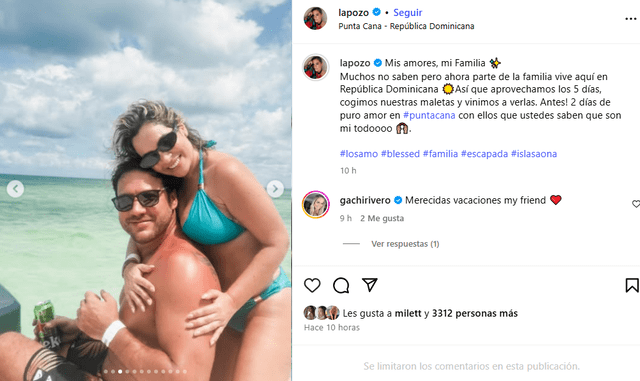 Ethel Pozo disfruta su viaje familiar. Ethel Pozo disfruta su viaje familiar.