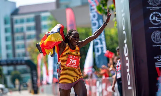 Rebecca Cheptegei era una atleta ugandesa, de 33 años, que participó en diversas competencias internacional. Foto: UAF