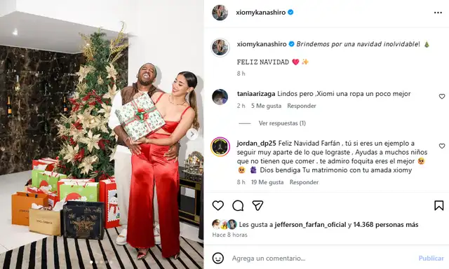     Jefferson Farfan surpreende Shiomi Kanashiro com extravagantes presentes de Natal. 
