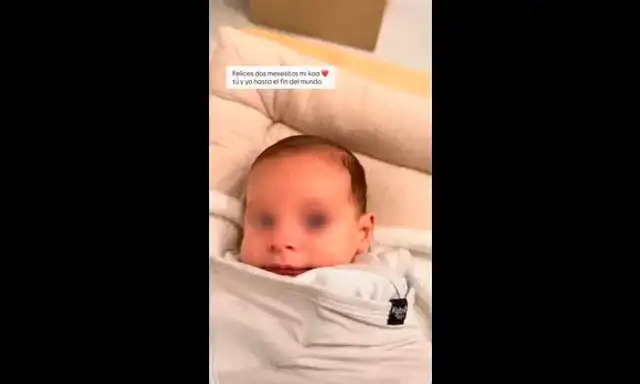 Hugo García muestra por primera vez el rostro de su bebé y deja en shock a usuarios Hugo García muestra por primera vez el rostro de su bebé y deja en shock a usuarios