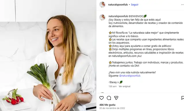 <em>Stacey Hatfield&nbsp;alcanzó una gran popularidad en sus redes sociales. Captura: Instagram</em>   