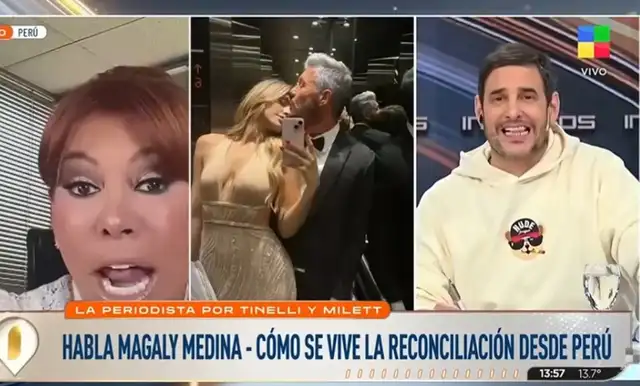 ¡NO SE GUARDÓ NADA! Magaly Medina TILDA a Milett Figueroa de “mosquita muerta” y cuestiona su RECONCILIACIÓN con Marcelo Tinelli en TV argentina