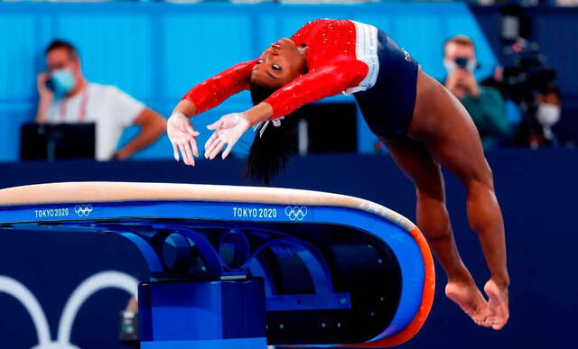 Simone Biles se quiere retirar de los Juegos Olímpicos con una medalla de oro. | FUENTE: Efe.   