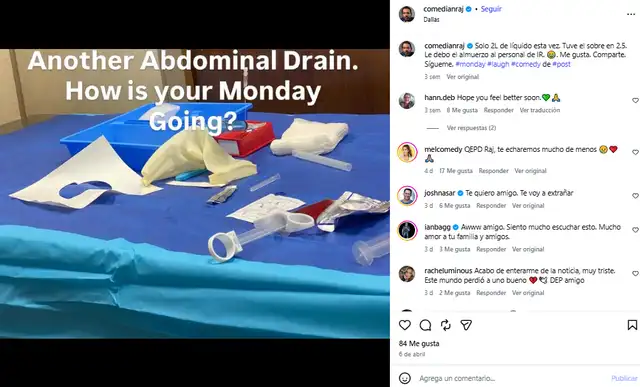 Raj Sharma tomaba con humor su estado de salud previo a su muerte.