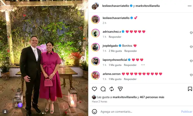 Mark Vito y Leslie Echevarria impactan con publicación previo a la toma de mando de Keiko Fujimori 