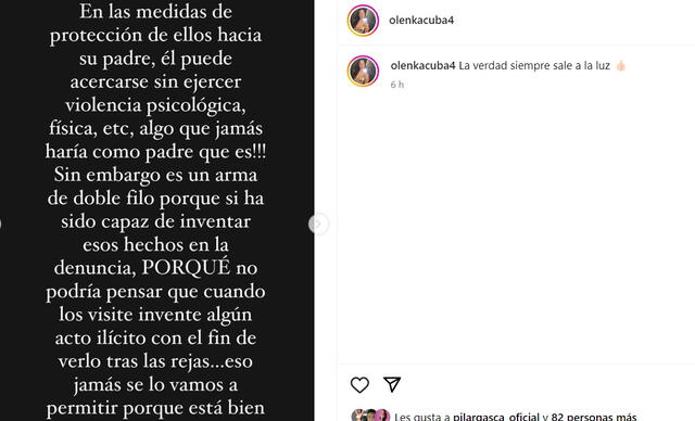 Olenka Cuba explica por qué Leonard León no ve a los hijos de Karla Tarazona.