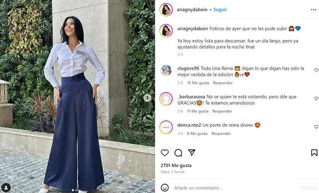  Conoce a Ariagny Daboin, representante venezolana en el certamen de belleza en el Miss Mundo 2024.