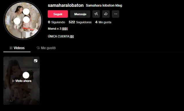 <em>Samahara Lobatón abrió una cuenta de TikTok.</em> <em>Samahara Lobatón abrió una cuenta de TikTok.</em>