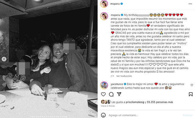 Natalie Vértiz sorprende con mensaje por su cumpleaños.