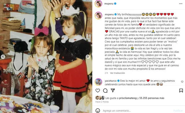 Natalie Vértiz sorprende con mensaje por su cumpleaños.