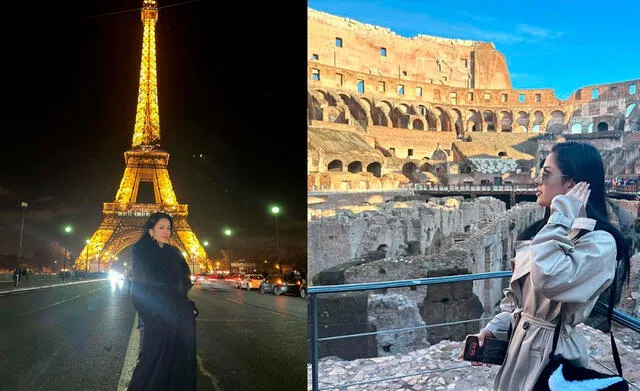 La pareja de Piero Quispe compartió fotos del viaje de vacaciones. / Fuente: Instagram.   
