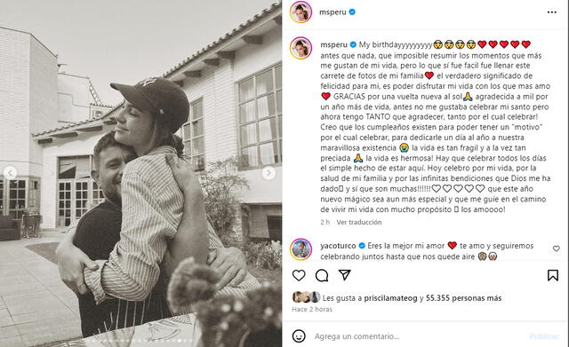 Natalie Vértiz sorprende con mensaje por su cumpleaños.