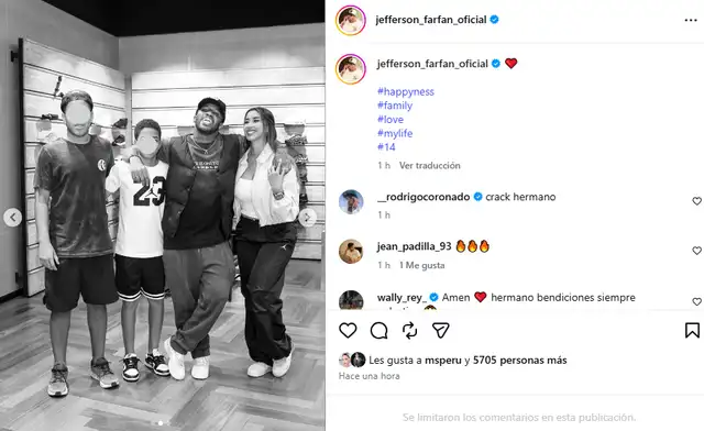 Jefferson Farfán comparte inédita fotografía. Jefferson Farfán comparte inédita fotografía.