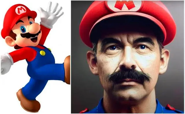  Los personajes de Súper Mario Bros - Mario Bros.    