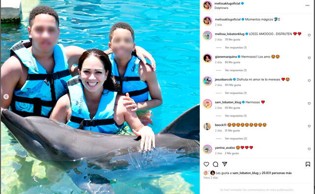 Melissa Klug viaja con los hijos que tiene con Jefferson Farfán Melissa Klug viaja con los hijos que tiene con Jefferson Farfán