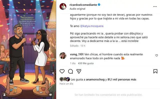 Ricardo Mendoza y Katya