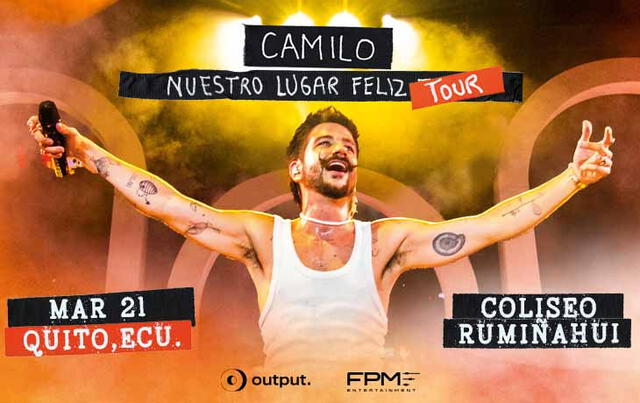 Camilo llega a Quito el 23 de marzo.  