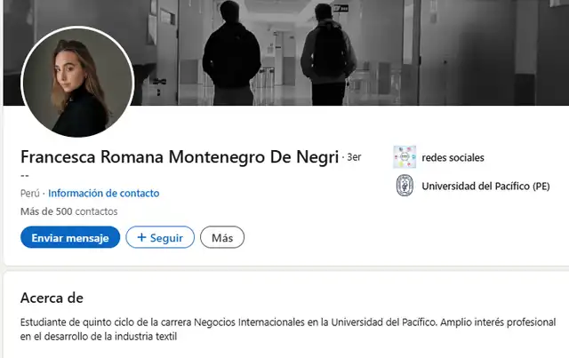  Adrián Villar, Francesca Montenegro y Lizeth Marzano estudiaban en la misma universidad 