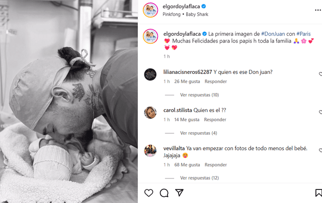 Cantante Maluma emociona con foto junto a su hija recién nacida.