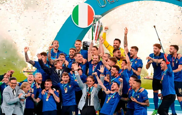 Italia ganó la Eurocopa 2021. | FUENTE: EFE.   