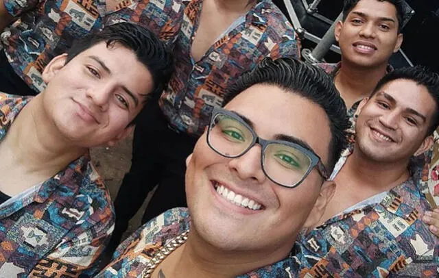  Giuseppe Horna con Los Hermanos Yaipén. Foto: Instagram  