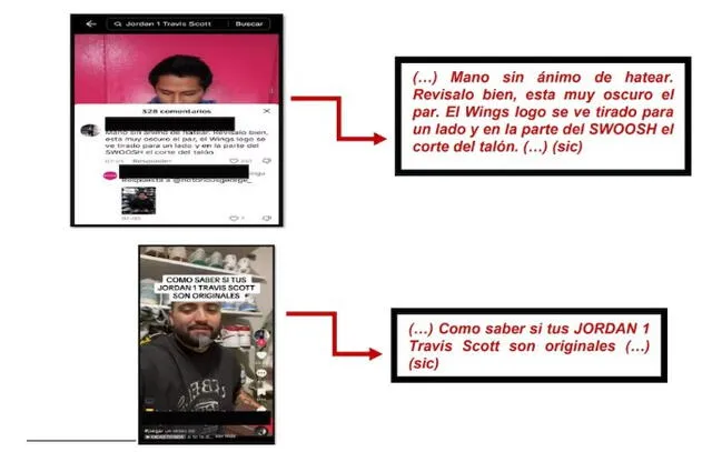 <strong> Pruebas que presentó Indecopi sobre tiktoker</strong> <strong> Pruebas que presentó Indecopi sobre tiktoker</strong>
