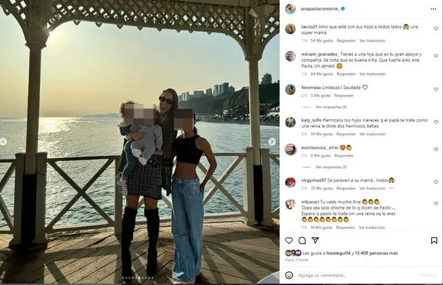 Ana Paula Consorte disfrutó de salida con sus hijos/ Instagram Ana Paula Consorte.   