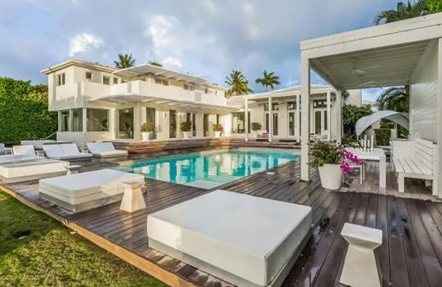 Lujosa mansión en Miami donde vivirá Shakira.   