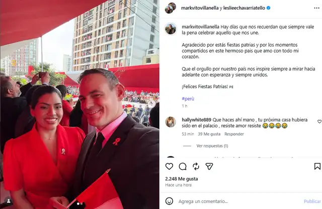Mark Vito se pronuncia tras lucirse en eventos con Leslie Echevarría.