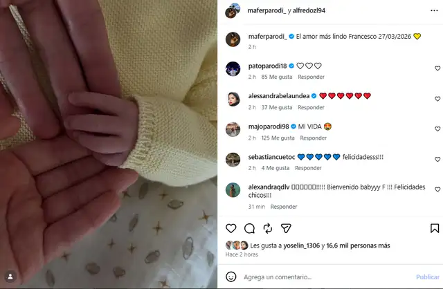 Mafer Parodi se convirtió en mamá. Mafer Parodi se convirtió en mamá.