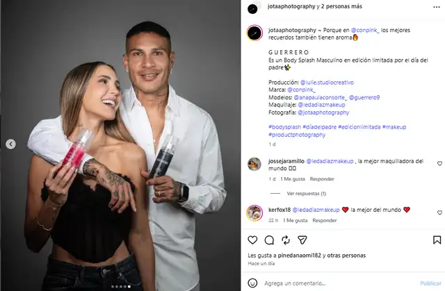 Paolo Guerrero lanza su perfume. Paolo Guerrero lanza su perfume.