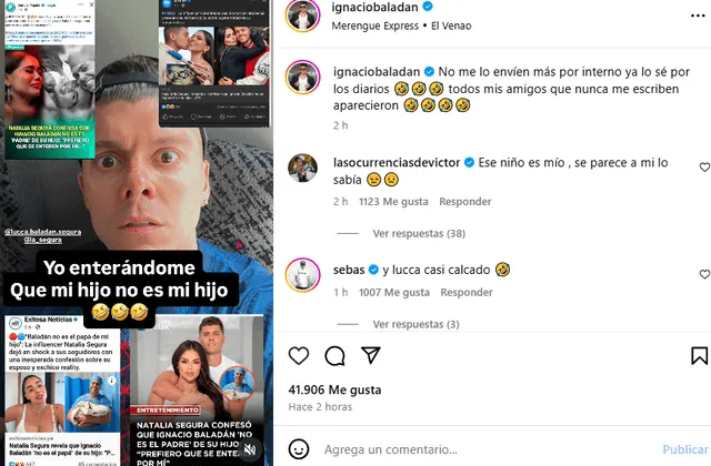 Ignacio Baladán sorprende con publicación. Ignacio Baladán sorprende con publicación.