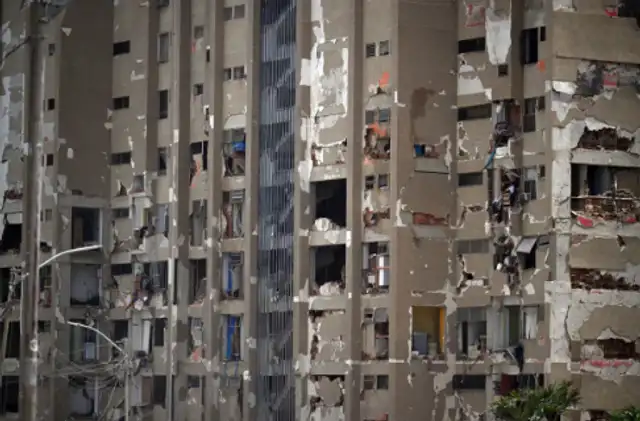 Así quedó la ciudad de Guaira tras los terremotos que azotaron Venezuela. Foto: Juan BARRETO / AFP 