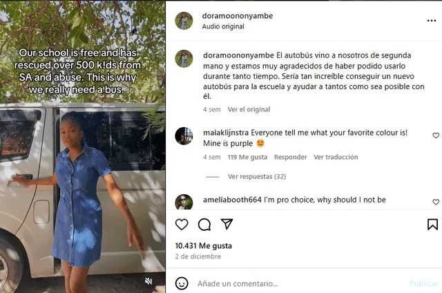  Fallece influencer Dora Moono Nyambe a sus 32 años de edad 