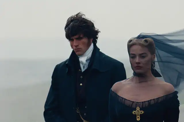 <strong> 'Cumbres borrascosas' es protagonizada por Jacob Elordi y Margot Robbie</strong>   