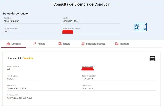 Conductora manejaba con licencia vencida y bajo estado de ebriedad.