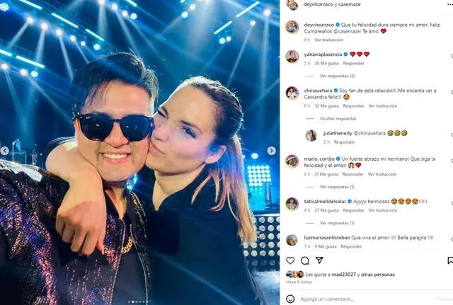 Cassandra Sánchez y Deyvis Orosco/ Instagram Deyvis Orosco   