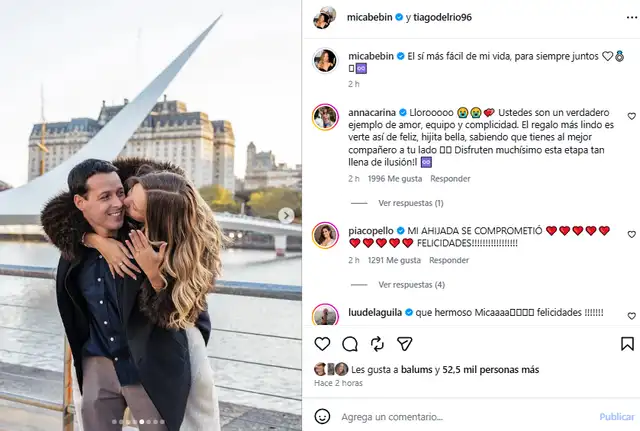 Hija de Anna Carina Copello anuncia su compromiso con tierna publicación.