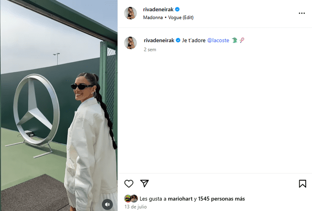 Korina Rivadeneira toma fuerte medida luego de que bailarín abandone el Perú Korina Rivadeneira toma fuerte medida luego de que bailarín abandone el Perú