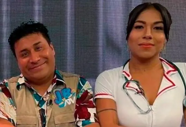 Danny Rosales y Dayanita en JB en ATV. Foto:Difusión 