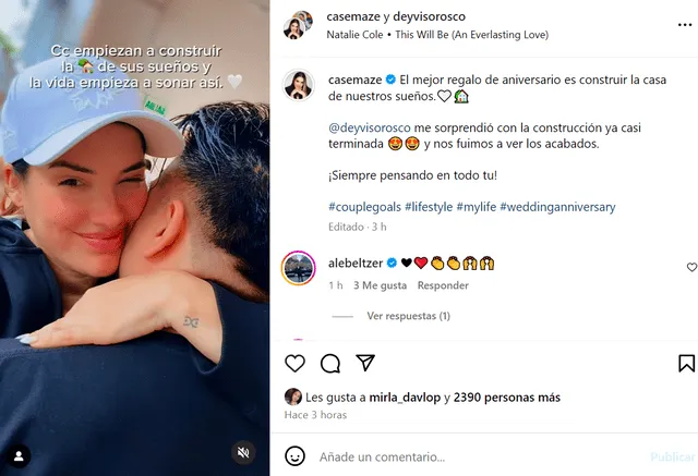 <em>Cassandra Sánchez se emociona por su nueva casa. Captura: Instagram</em>   