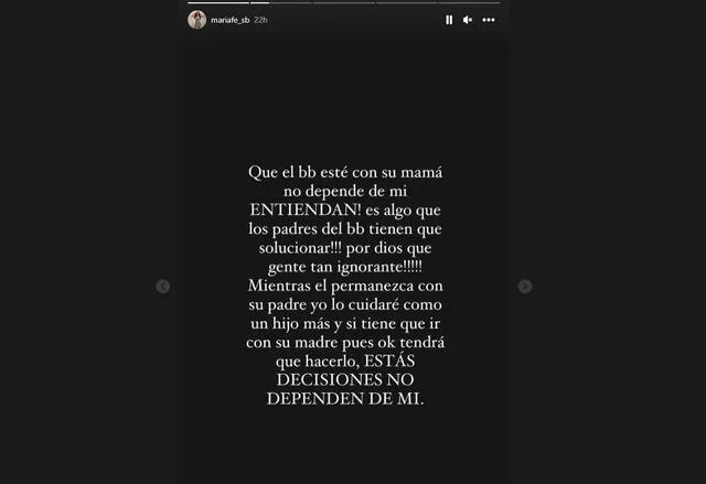 Instagram María Fe Saldaña   