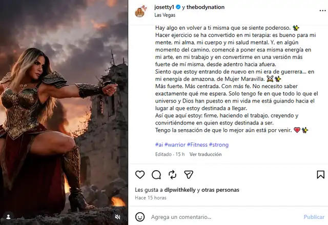 Josetty Hurtado asegura vivir una etapa de calma. Josetty Hurtado asegura vivir una etapa de calma.